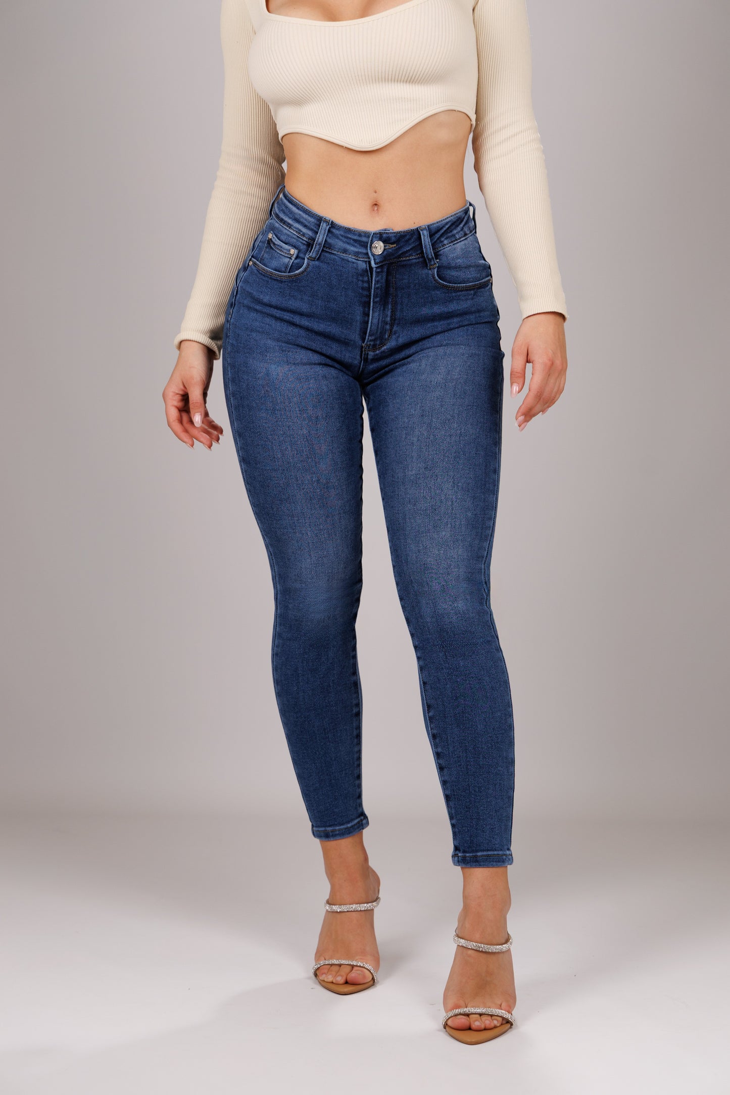 STORM – Skinny Mid Rise – Dark Blue