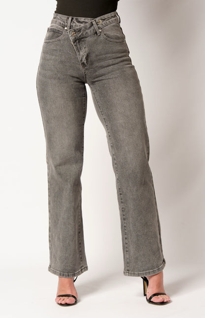 NIMBUS-Wide Leg- Tiro alto
